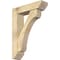 Ekena Millwork Legacy Slat Rough Sawn Bracket w/ Offset Brace, Douglas Fir, 6"W x 22"D x 30"H BKT0604X22X30LEC06RDF - alternate 1